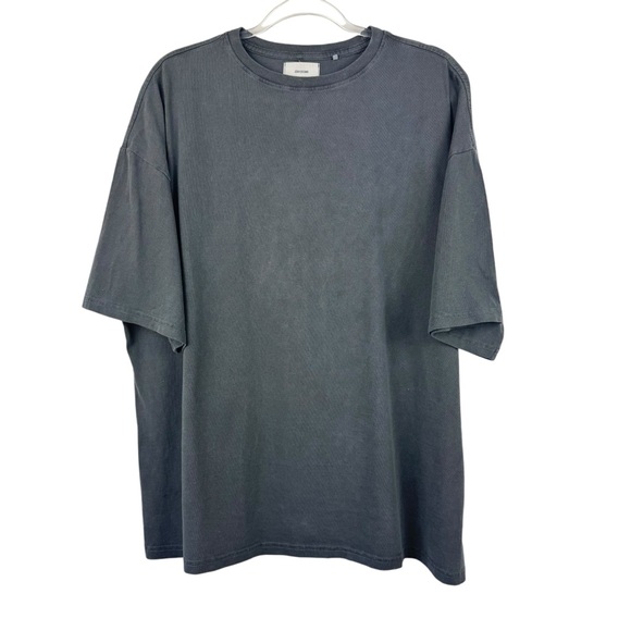JOAH BROWN Oversized Vintage Tee Washed Black Baggy Boyfriend Slouchy Small/Med - Picture 3 of 11